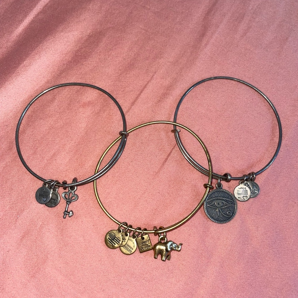 Bundle of 3 Alex & Ani Bracelets 🤍